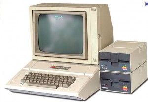 Robbie Schlosser's first computer, the Apple II