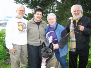 Robbie, Barbara, Kay, and Arthur Schlosser  in Berkeley 2009