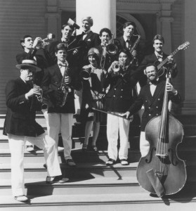 Robbie with the Royal Society Jazz Orchestra,  1986