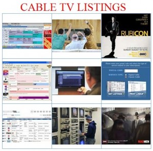 Robbie Schlosser's Cable TV Listings