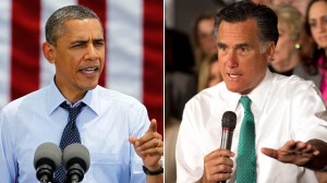 Barack Obama and Mitt Romney, still at it.